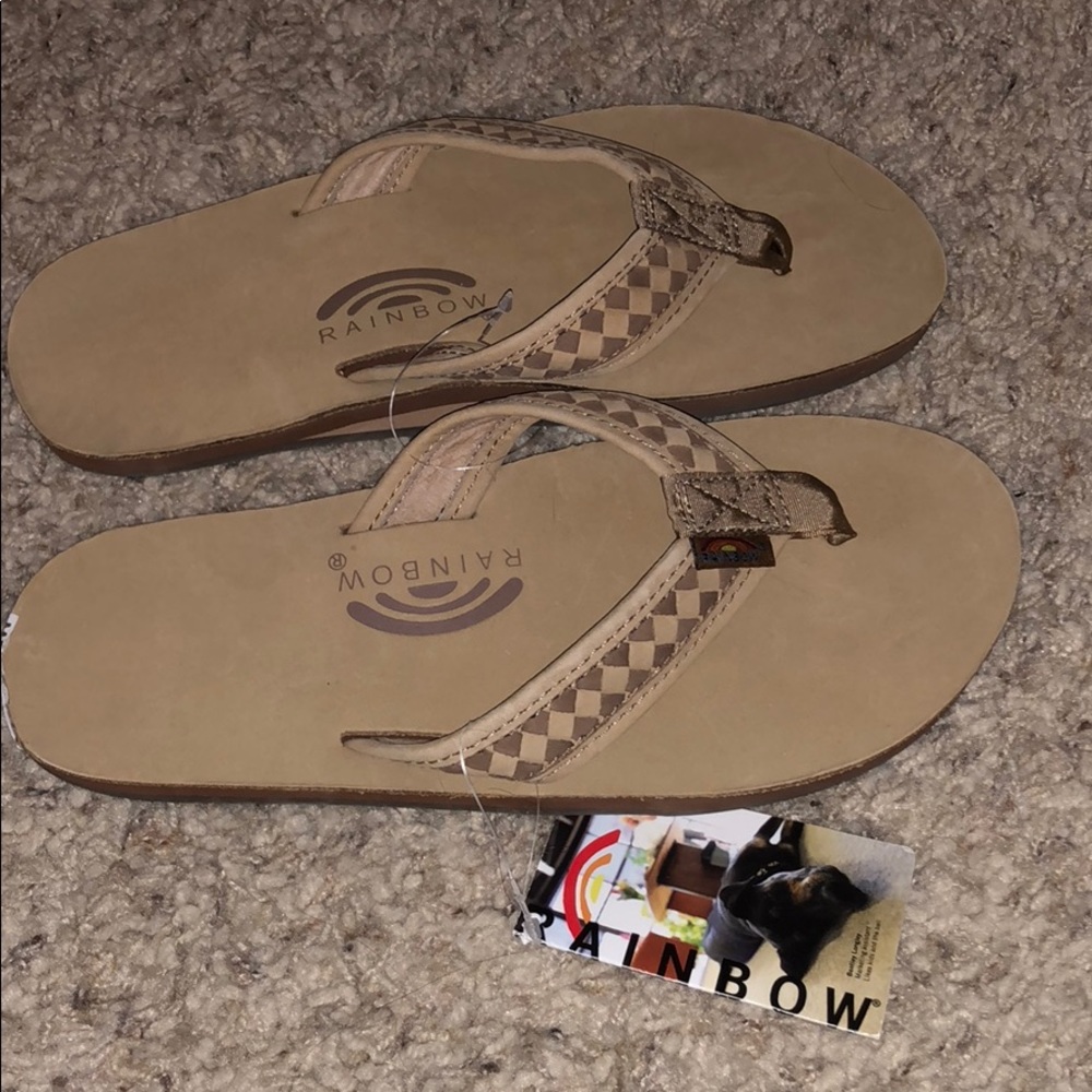 Brand new rainbow sandals